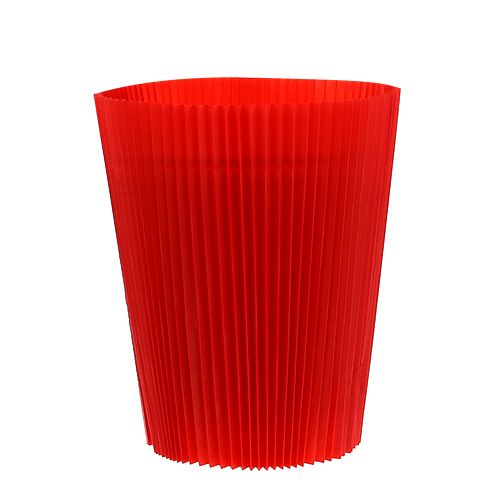 Artículo Puños plisados rojo 14,5cm 100 piezas