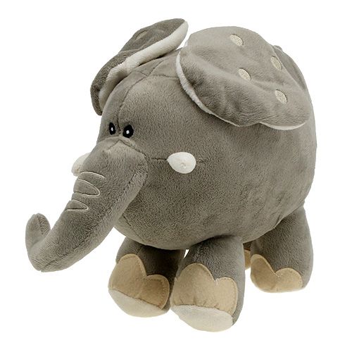 Floristik24 Elefante de peluche 35cm gris