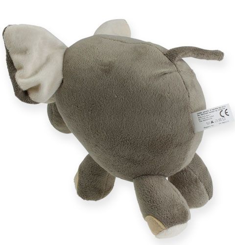 Floristik24 Elefante de peluche 20cm gris