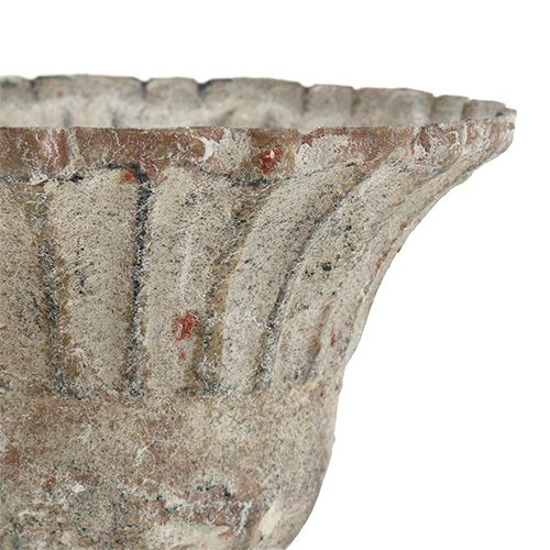 Artículo Taza gris aspecto antiguo Ø12cm H13.5cm