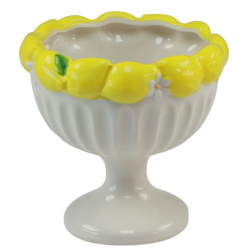 Artículo Taza cuenco de cerámica cuenco decorativo limón Ø14,5cm H14cm