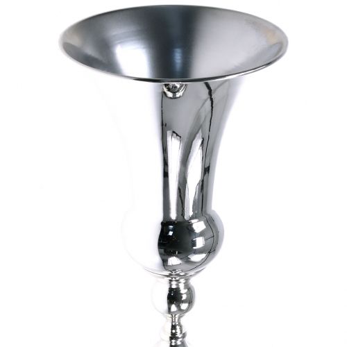 Floristik24 Florero de copa plata Ø25cm H98cm