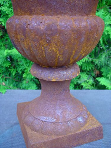 Floristik24 Trofeo de hierro fundido óxido rojo Al.55 cm Ø40 cm
