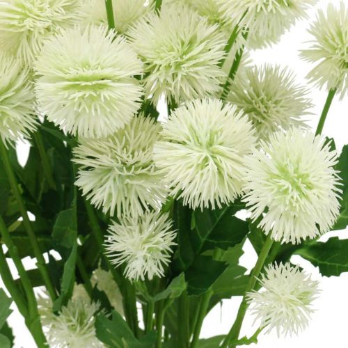 Floristik24 Rama artificial pompón rama decorativa blanco 61cm 4pcs