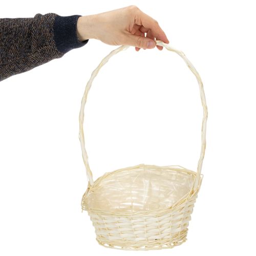 Cesta de regalo de 27 cm x 18 cm, 43 cm de alto, ligera | Floristik24.es