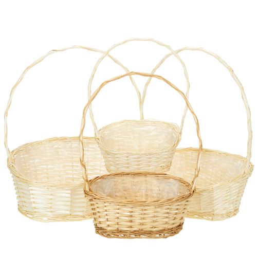 Cesta de regalo, de mimbre, con asas, varios tamaños. comprar | Floristik24.es