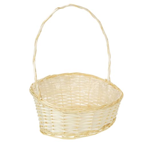 Cesta de regalo, cesta de mimbre, 44 cm x 36 cm comprar | Floristik24.es