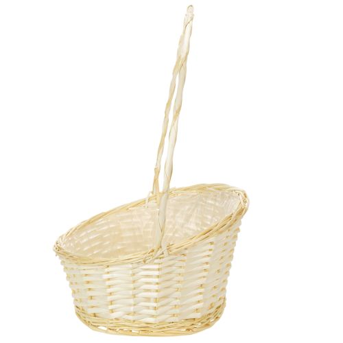 Cesta de regalo, cesta de mimbre, 44 cm x 36 cm | Floristik24.es