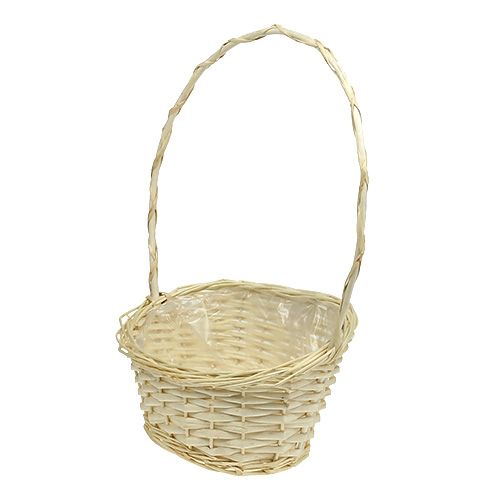 Artículo Cesta de regalo cesta de regalo mango de sauce Diferentes tamaños