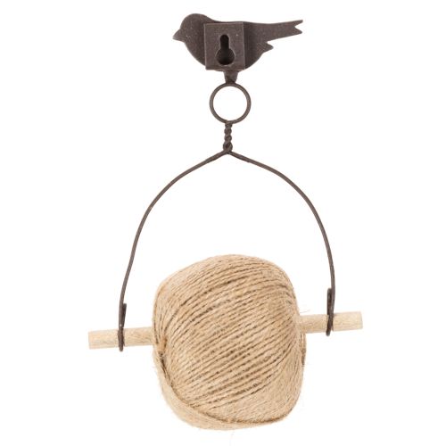 Soporte decorativo práctico para cintas, con forma de pájaro, estilo shabby chic. | Floristik24.es