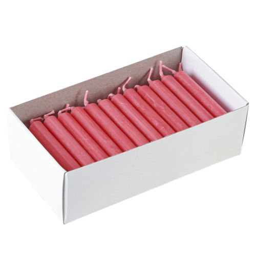 Artículo Velas para muñecas 10mm velas Wiedemann rojas 65/10 50 piezas
