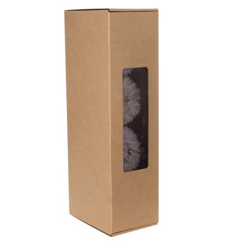 Artículo Diente de león gigante, flores secas decorativas para diseño de interiores moderno, 12 cm, 4 unidades