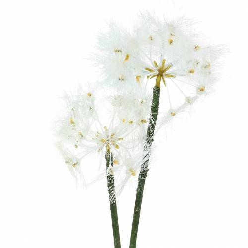 Floristik24 Bola de prado artificial blowball gigante blanco 57cm