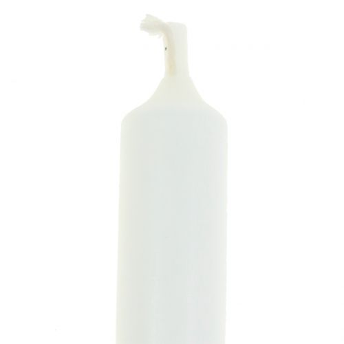 Artículo Velas piramidales velas pequeñas blancas 6,5cm 24uds