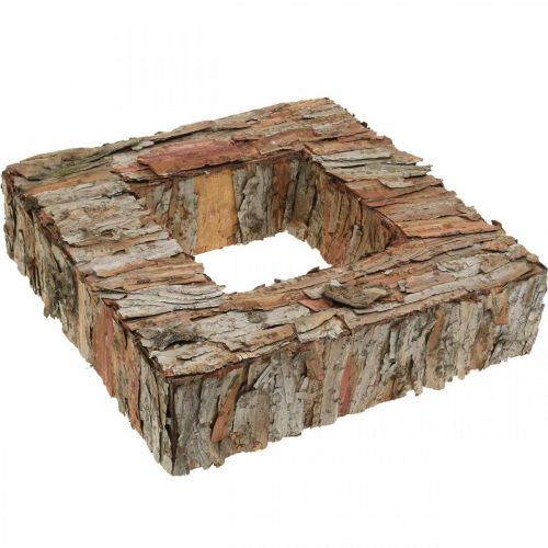 Corteza de árbol deco corteza de pino abierta cuadrada 30×30cm