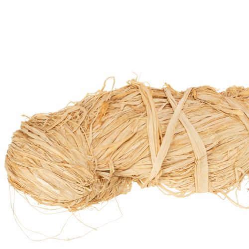 Artículo Manojos de rafia natural para floristería y envoltura de regalos, 1 kg