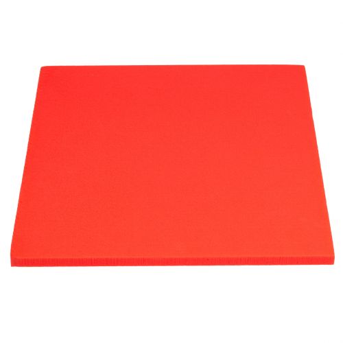 Plato Espuma Floral Rojo 3uds
