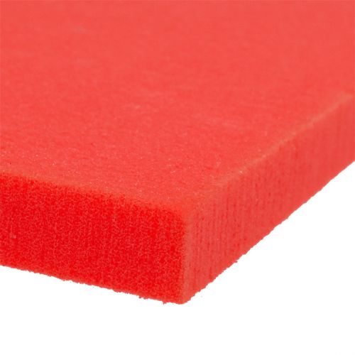 Floristik24 Plato Espuma Floral Rojo 3uds