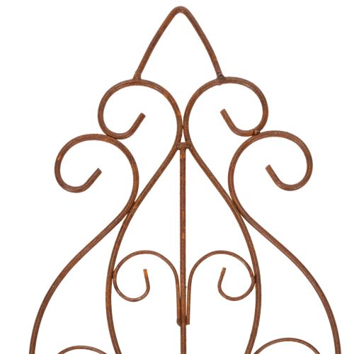 Artículo Enrejado con diseño romántico para rosas y plantas trepadoras en parterres, 64cm