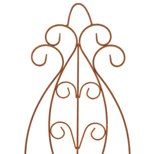 Artículo Enrejado de jardín metálico, soporte decorativo para plantas trepadoras, 93 cm