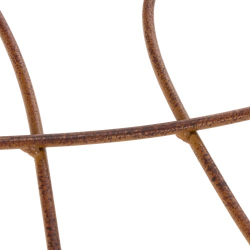 Artículo Enrejado, ayuda para trepar, metal curvado, decoración artística para jardín, 72 cm