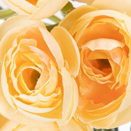Artículo Rama de flor de ranúnculo para arreglos decorativos en jarrones, 32 cm, 5 piezas