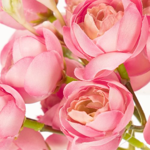 Artículo Ramo de ranúnculos artificiales, elegante decoración de mesa, 32 cm, 5 piezas