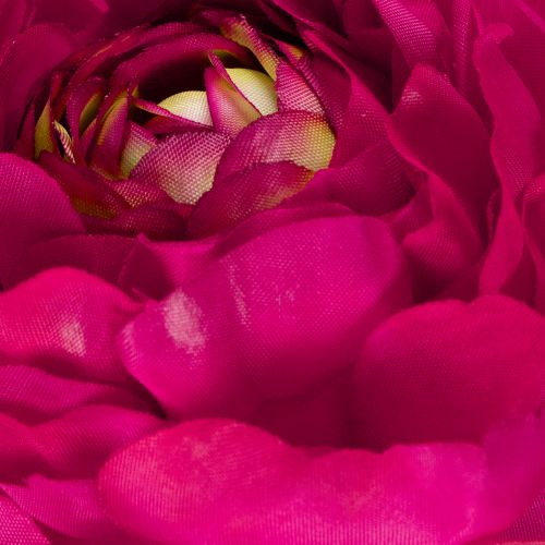 Artículo Ranúnculo artificial como flor individual para un diseño interior atemporal y versátil, 51 cm, 3 piezas