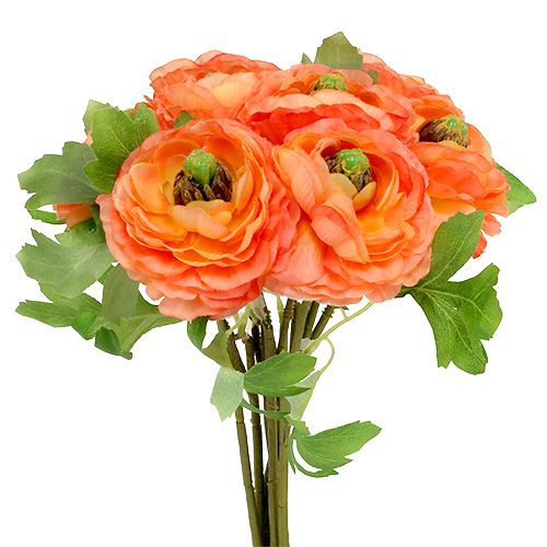 Floristik24 Ranunculus naranja 27cm 8pcs