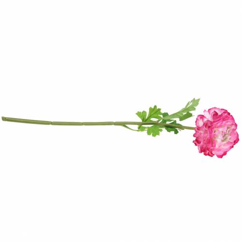 Artículo Ranunculus rosa artificial 48cm
