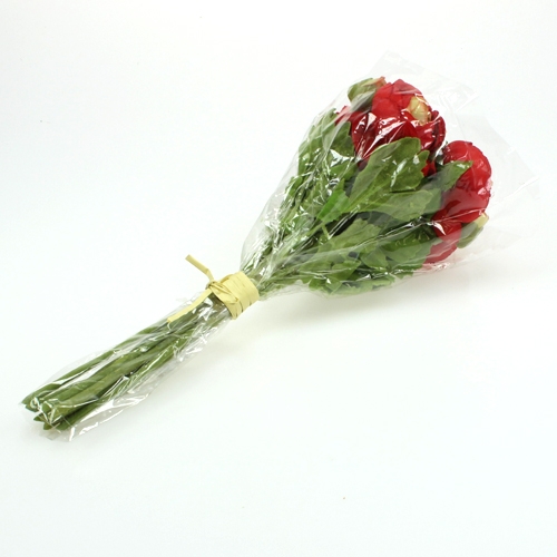 Floristik24 Ranunculus rojo 30cm