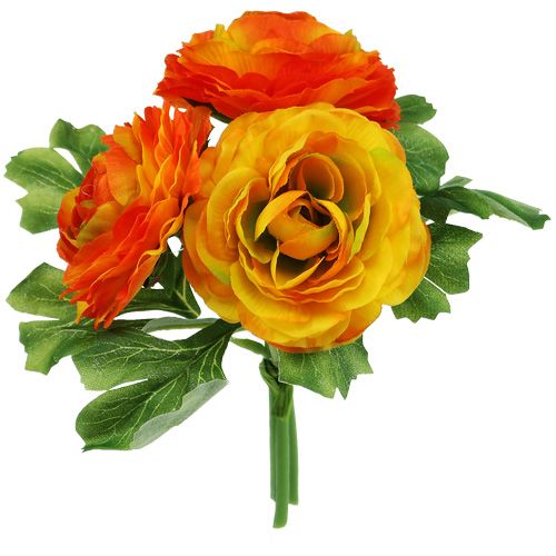 Floristik24 Ramo Ranunculus naranja L18cm