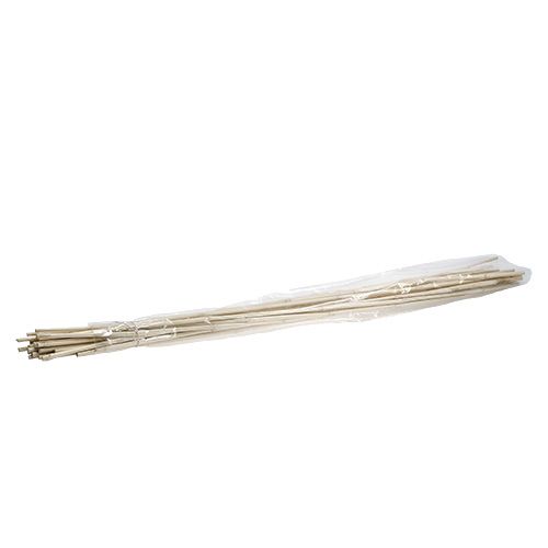Floristik24 Varillas de rattan blanqueadas 100cm 20uds