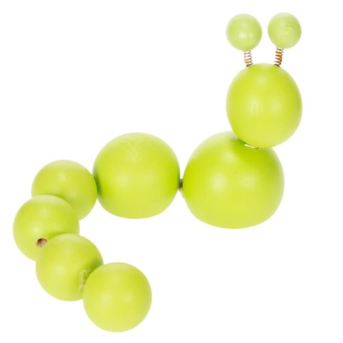 Artículo Figuras de oruga imaginativas, atractivas decoraciones para zonas de estar, 16 cm, 6 piezas