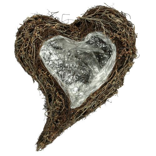 Artículo Corazones de plantas de vid 30cm x 20cm x6cm 3uds