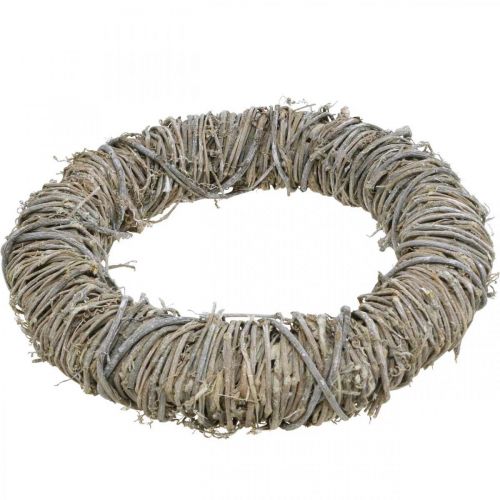 Artículo Corona de vid corona de otoño corona de puerta vides blanco lavado Ø30cm