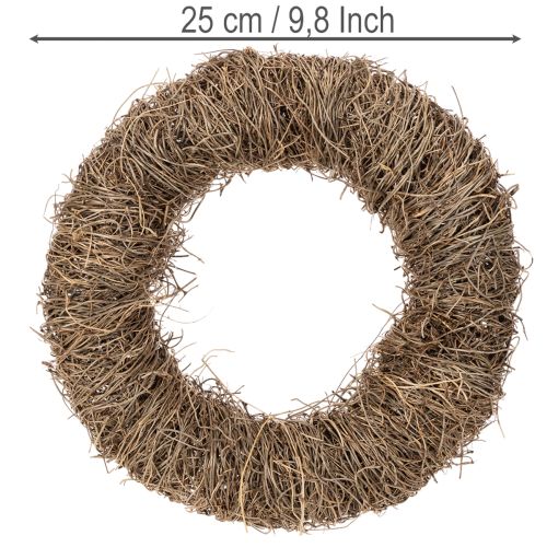 Aro de guirnalda de vid de 25 cm para manualidades y decoración. comprar | Floristik24.es
