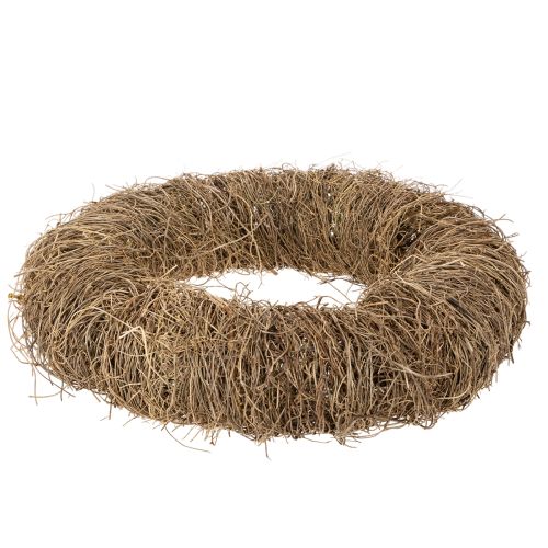 Corona de material natural, corona decorativa natural para proyectos de bricolaje, 35 cm | Floristik24.es
