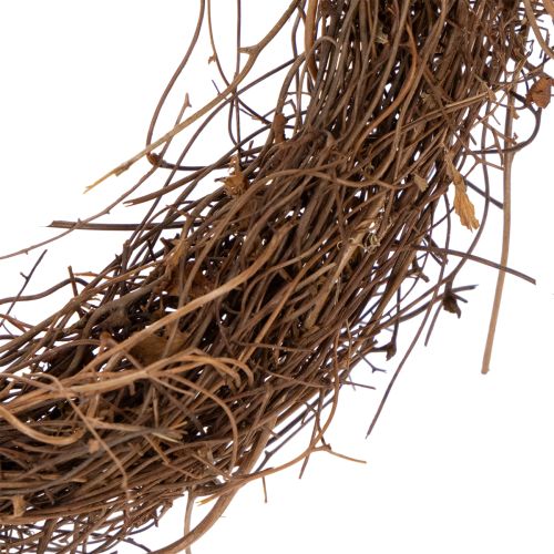 Artículo Corona de vid natural Ø15cm, juego de 10 - Ideal para decoraciones de otoño, Navidad, Pascua y funerales
