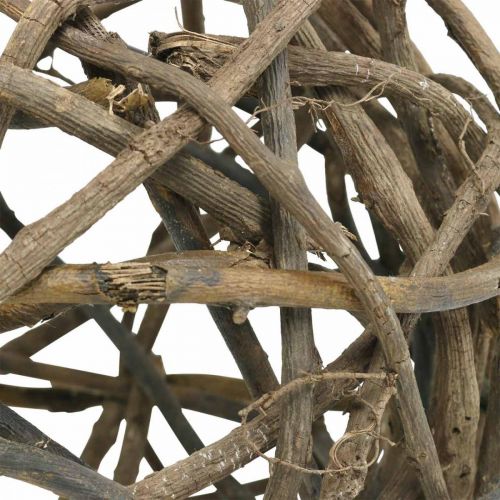 Floristik24 Bola decorativa parra natural oscuro Ø25cm