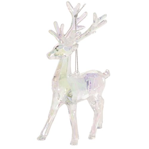 Adornos de renos acrílicos para árbol de Navidad, 14 cm, 4 unidades comprar | Floristik24.es