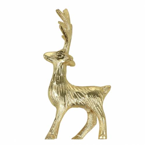 Reno decorativo metal dorado 12,5cm × 6,5cm 3uds