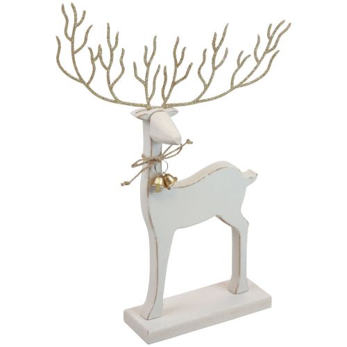 Artículo Decoración de mesa Navidad Figura navideña decoración de renos Al. 35,5 cm