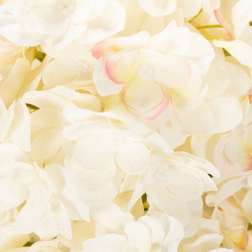 Artículo Hortensia artificial de alta calidad para decorar espacios, 62 cm.
