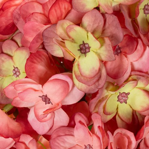 Artículo Flor de hortensia artificial de aspecto elegante para una atractiva decoración de habitaciones, 62 cm