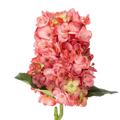 Artículo Flor de hortensia artificial de aspecto elegante para una atractiva decoración de habitaciones, 62 cm