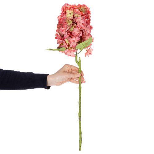 Artículo Flor de hortensia artificial de aspecto elegante para una atractiva decoración de habitaciones, 62 cm