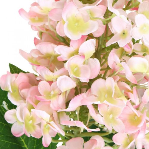 Floristik24 Panícula Hortensia Flor de seda rosa Hortensia artificial L100cm