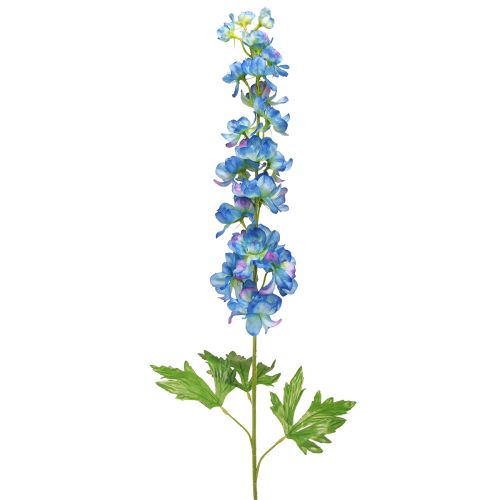 Artículo Delphinium artificial en azul, flor de jardín, L88cm, 2 unidades
