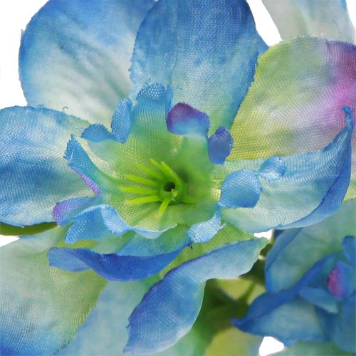 Artículo Delphinium artificial en azul, flor de jardín, L88cm, 2 unidades